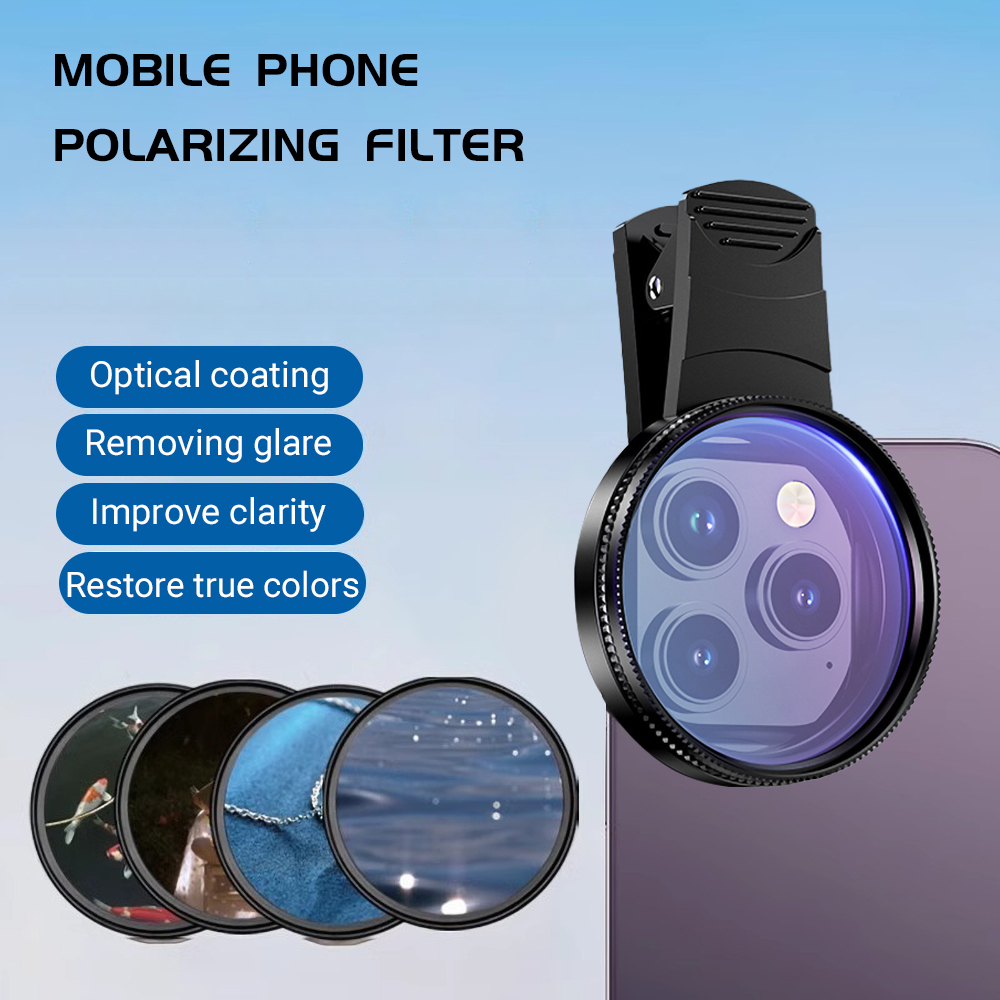 Phone Accessories And Gadget - 52MM Mobile Phone Lens Universal Polarizer