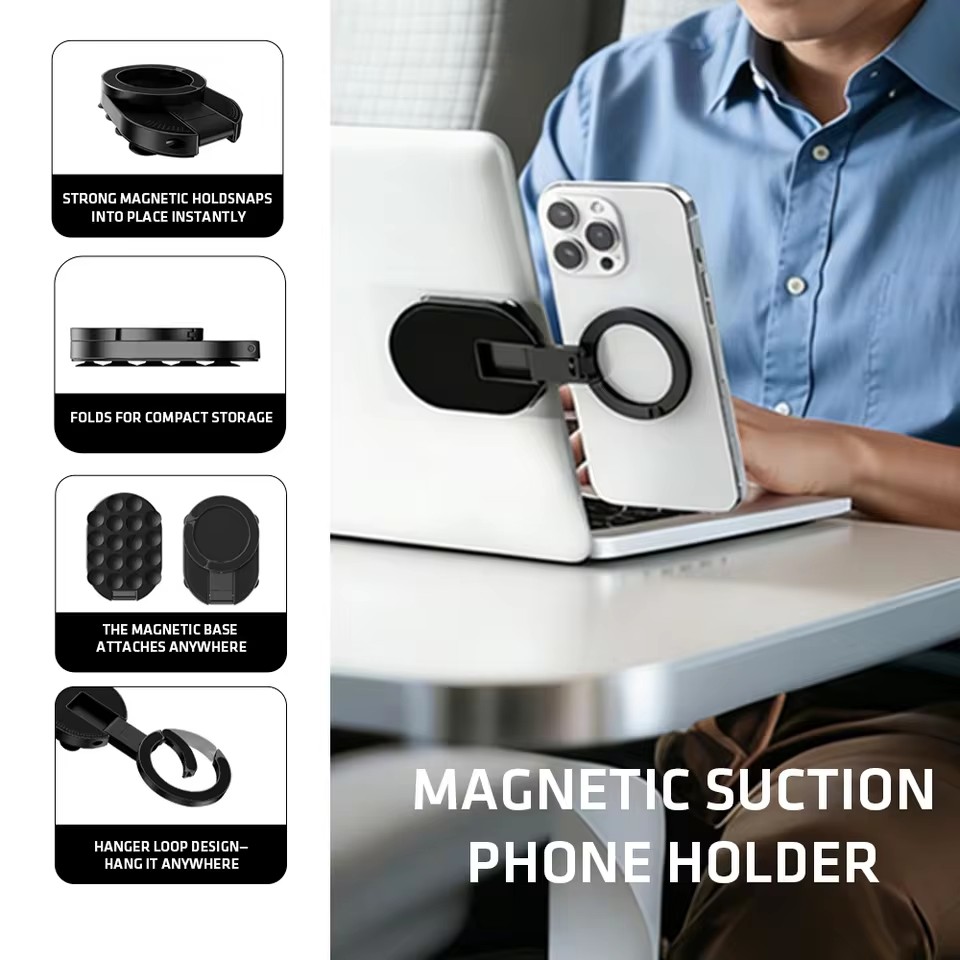 Phone Accessories And Gadget - MA39 Magnetic Foldable Phone Stand Universal