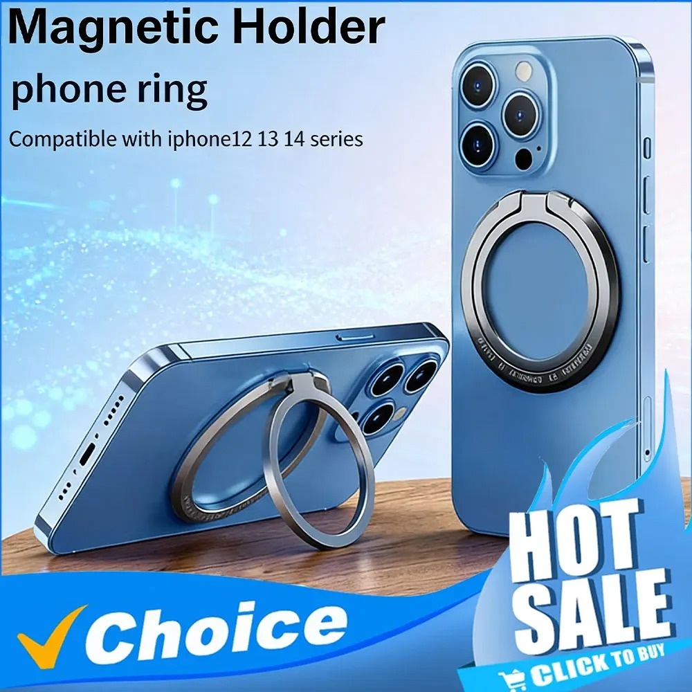 Phone Accessories And Gadget - Magnetic Phone Ring Holder Removable Finger