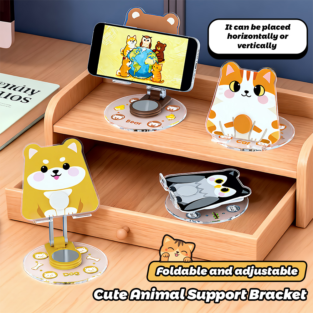 Cute Animal Phone Stand 360 Ro - огляд і ціна Phone Accessories For Teen Girls