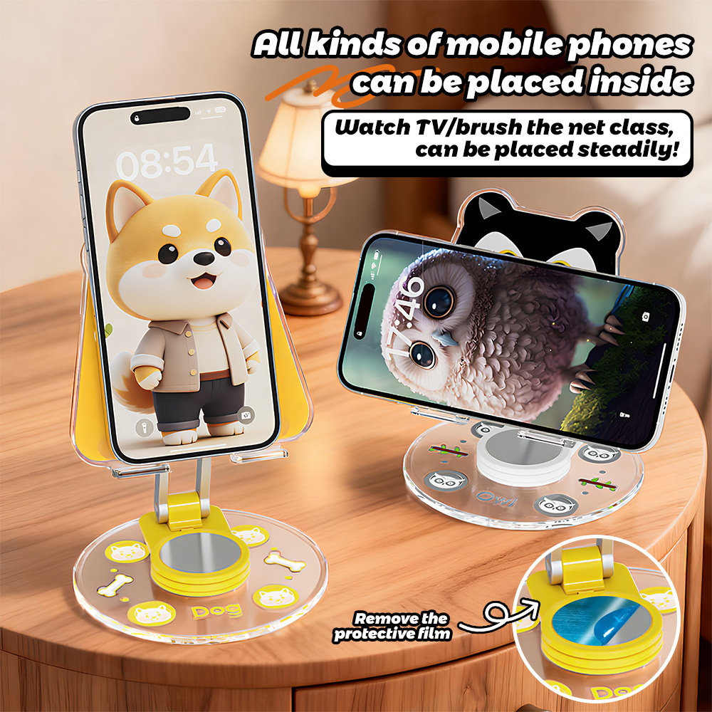 Cute Animal Phone Stand 360 Ro - огляд і ціна Phone Accessories For Teen Girls