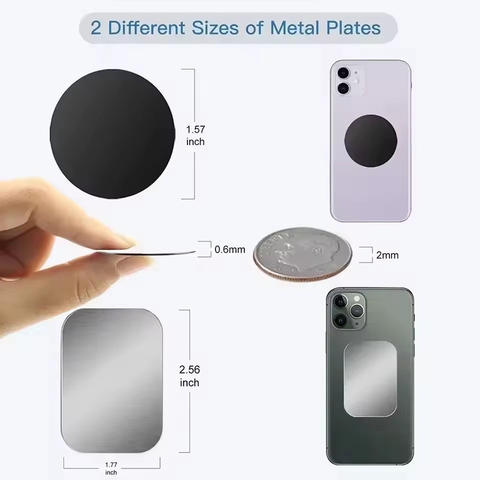 5/10pcs Magnetic Metal Plate D - огляд і ціна Phone Accessories And Gadget