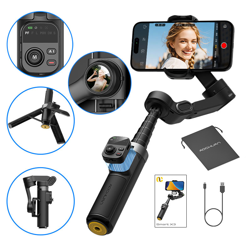 AOCHUAN Smart X3 360° Pan Rota - огляд і ціна Selfie Stick Tripod