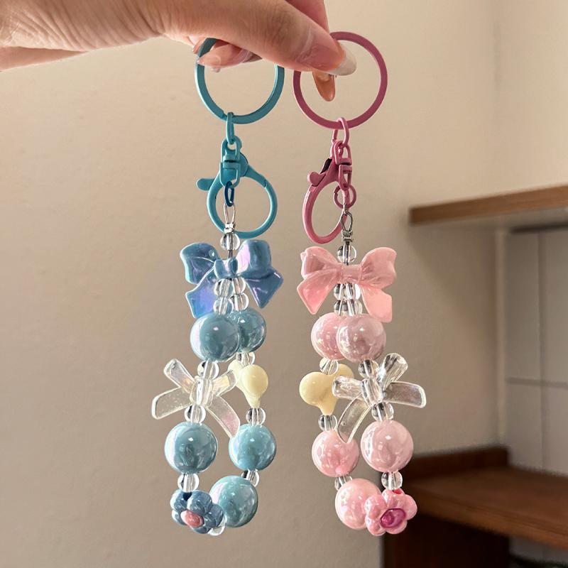 NEW Candy Color Heart Bow Bead - огляд і ціна Phone Accessories For Teen Girls