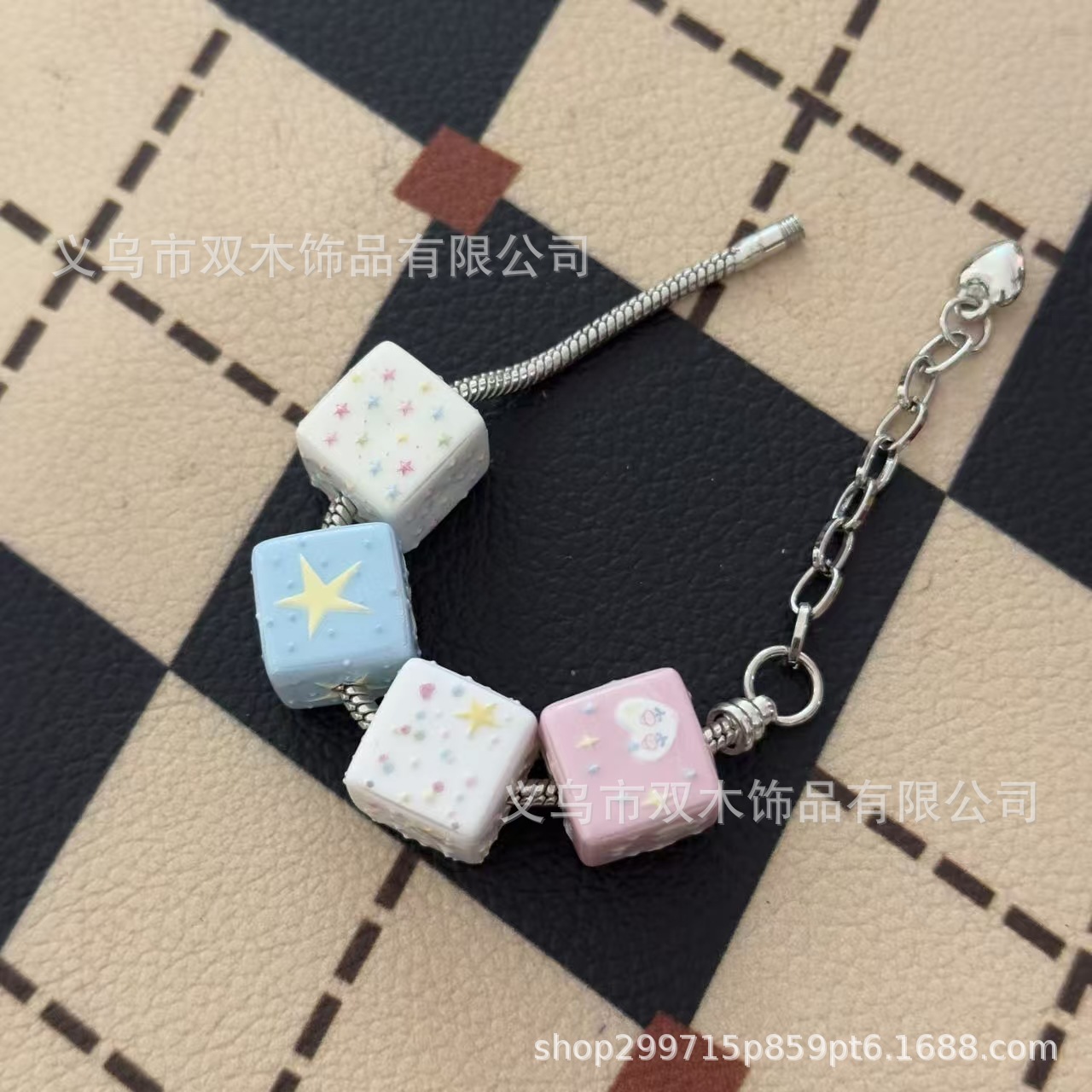 10pcs 14mm printed relief rain - огляд і ціна Phone Accessories Beads