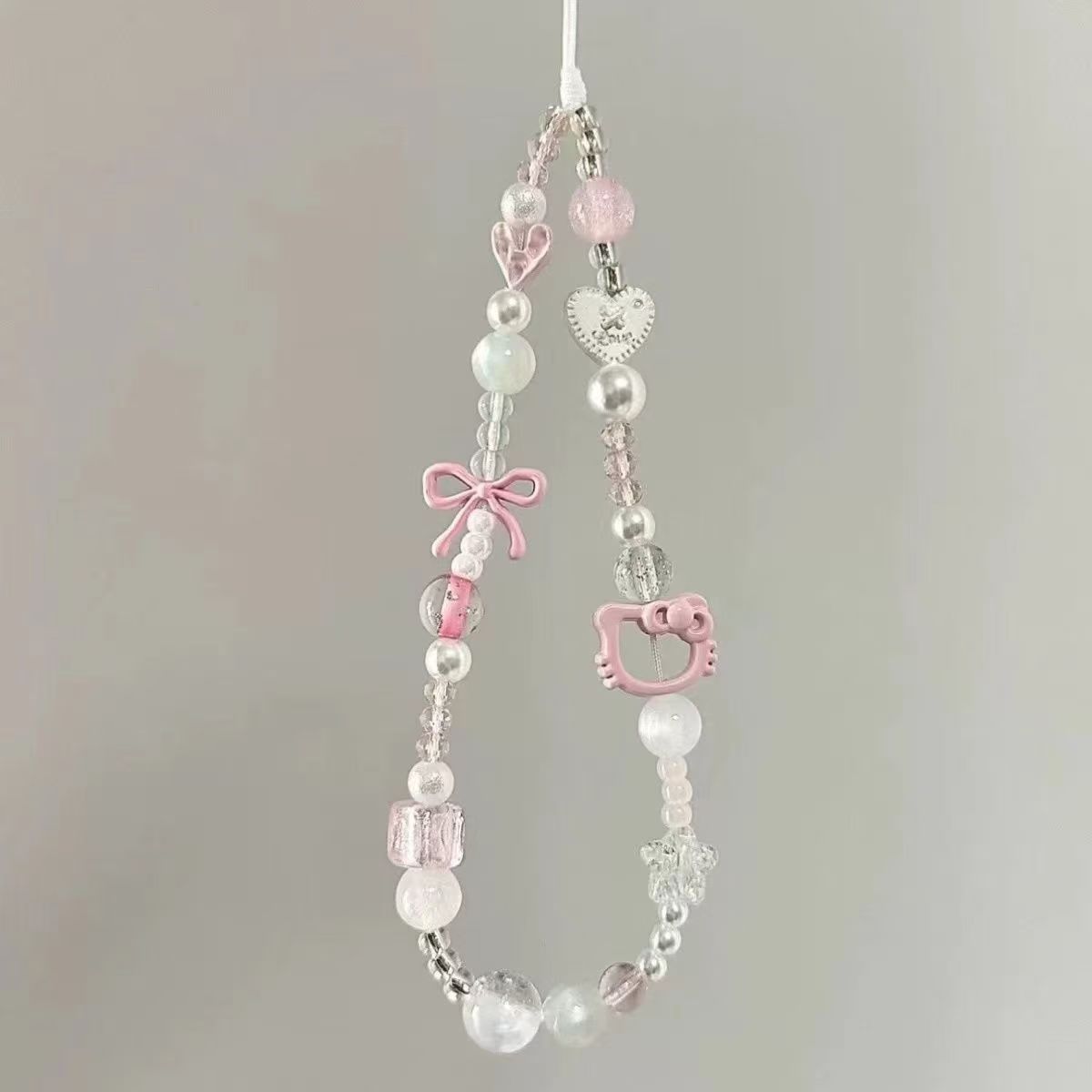 rendy Y2K Pink Bow Kitty Beade - огляд і ціна Phone Accessories For Teen Girls