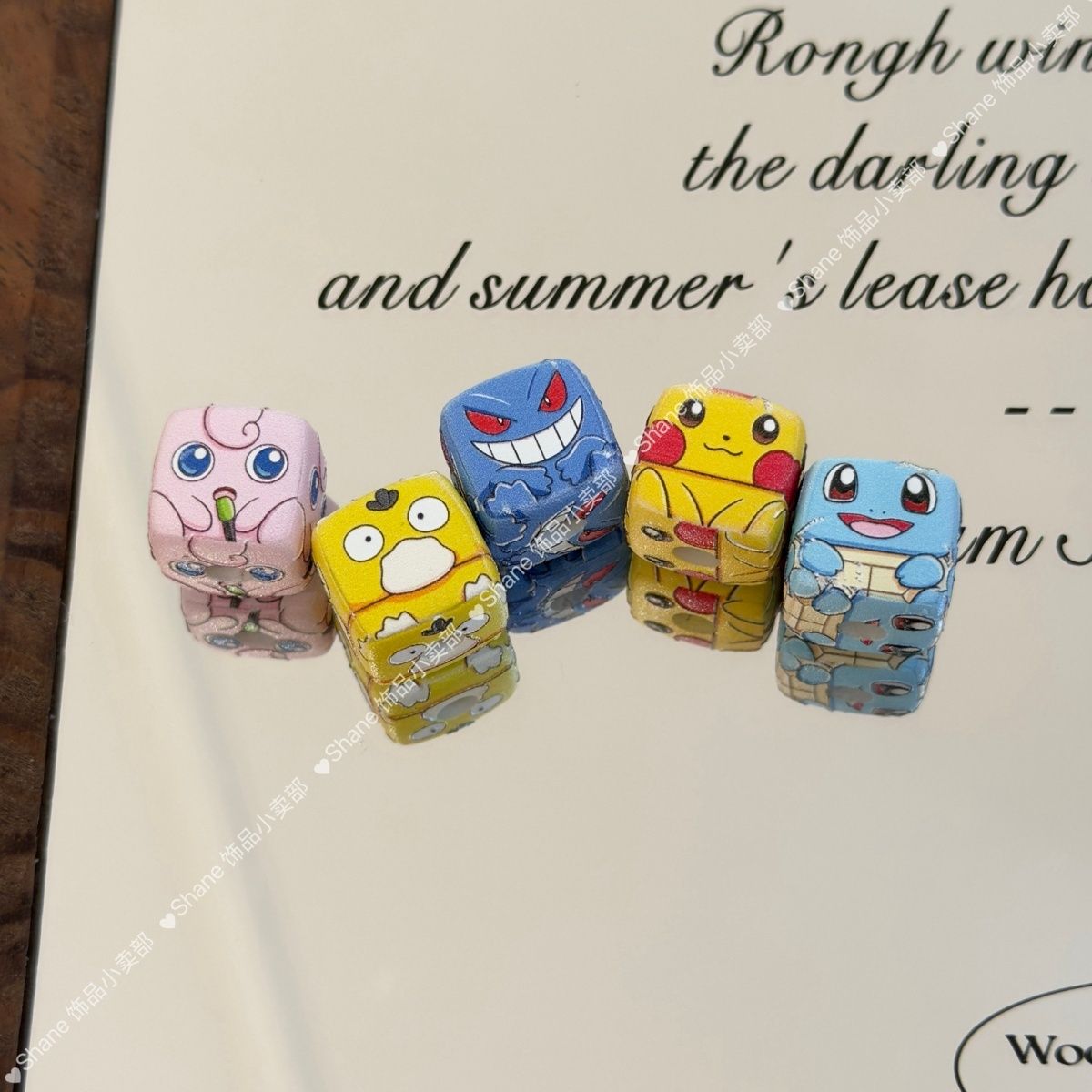 10pcs for Pikachu through-hole - огляд і ціна Phone Accessories Beads