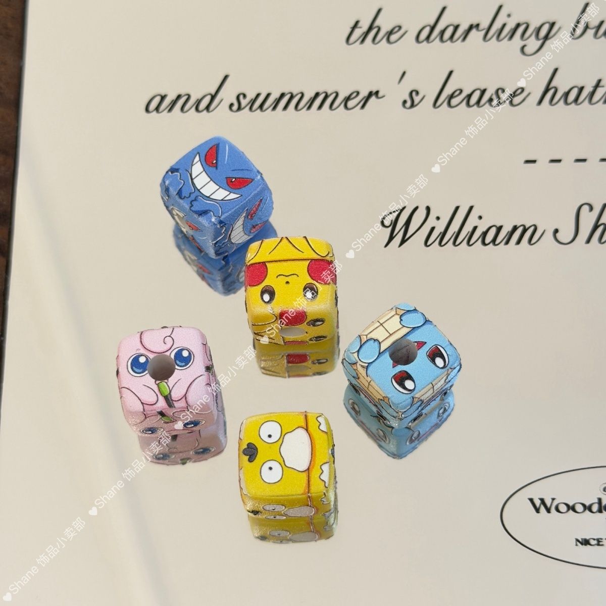 10pcs for Pikachu through-hole - огляд і ціна Phone Accessories Beads