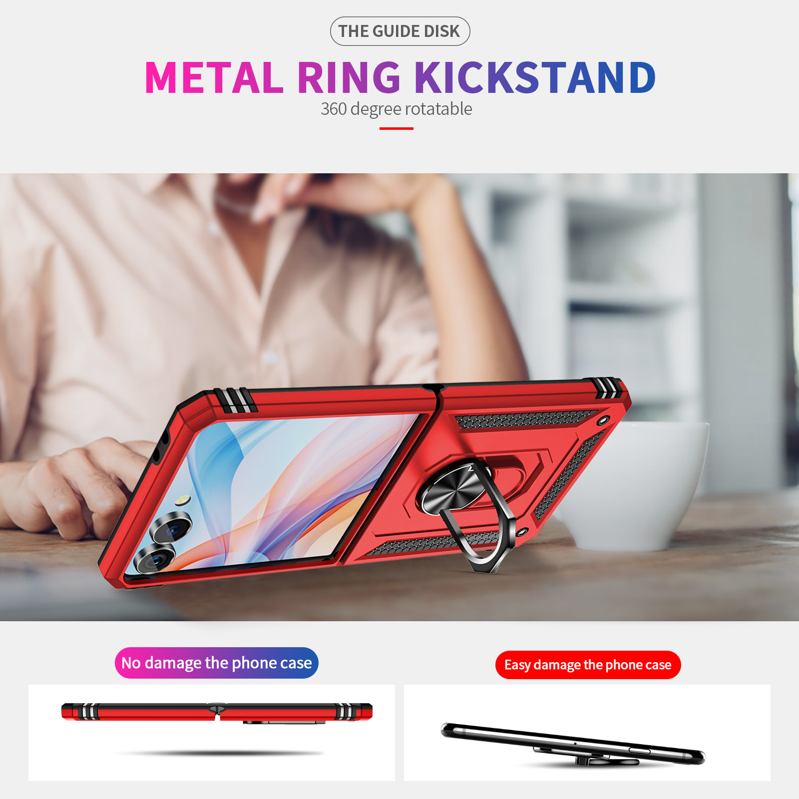Military-grade Shockproof Phon - огляд і ціна Phone Ring Holder