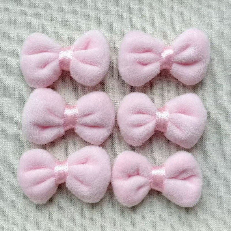 10pcs Pink Plush Bow Fabric Su - огляд і ціна Phone Accessories Wholesale In China