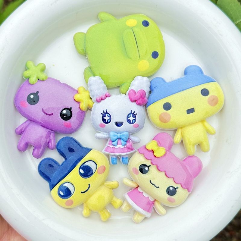 45mm Cartoon Tamagotchi double - огляд і ціна Phone Accessories Beads