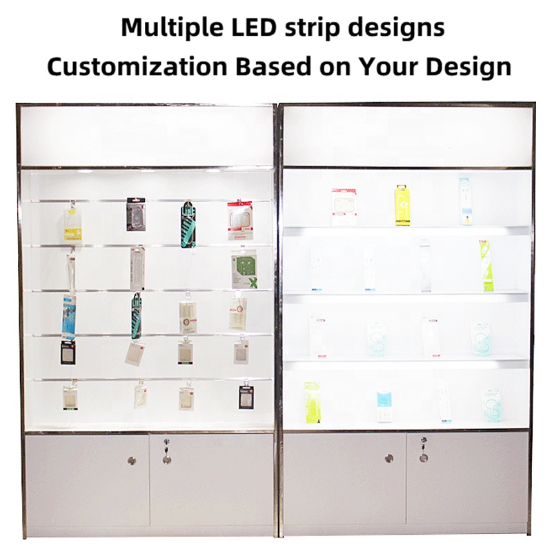 Custom Modern Boutique Display - огляд і ціна Phone Accessories Cabinet