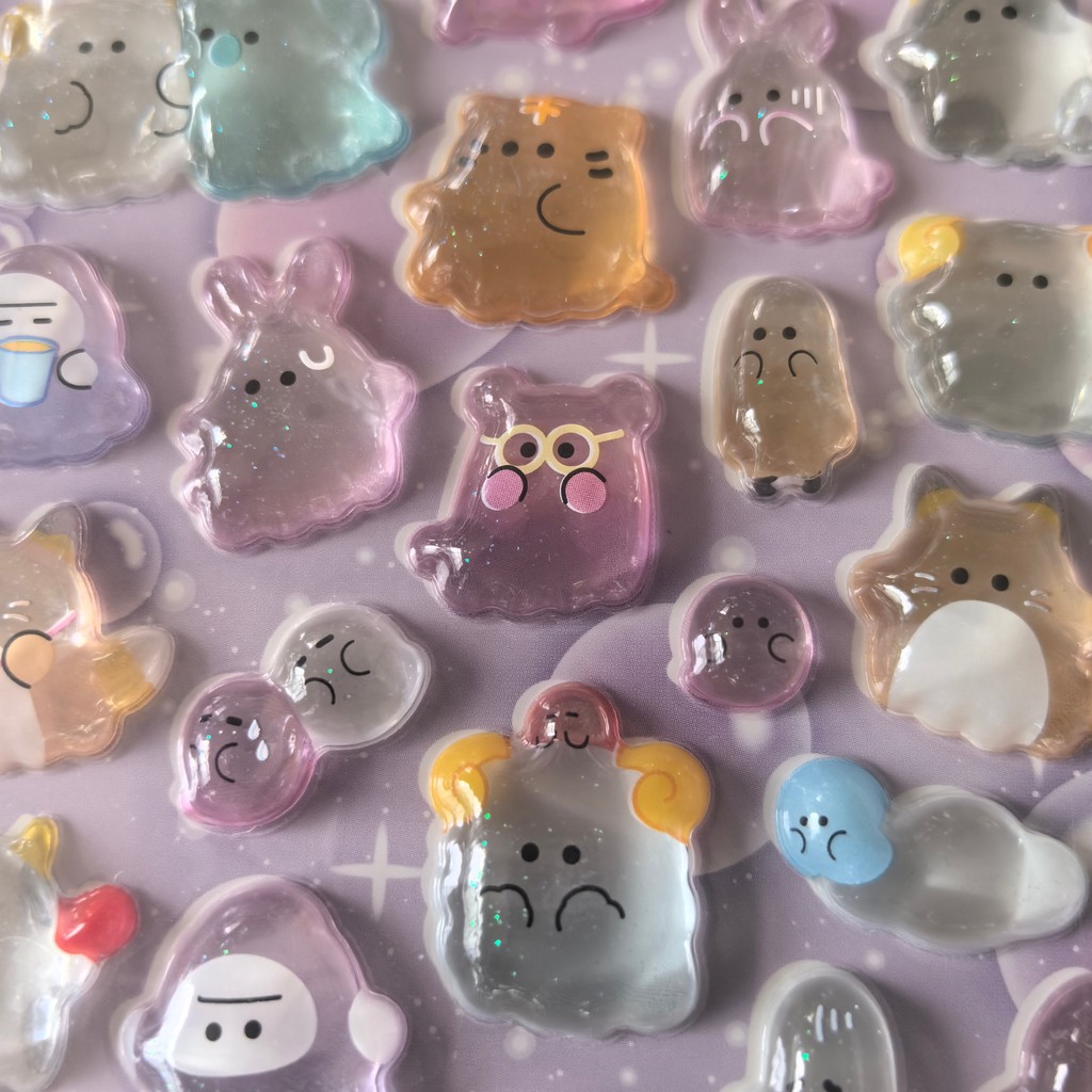 4 Pcs Cute Transparent Pop Sea - огляд і ціна Phone Accessories Store